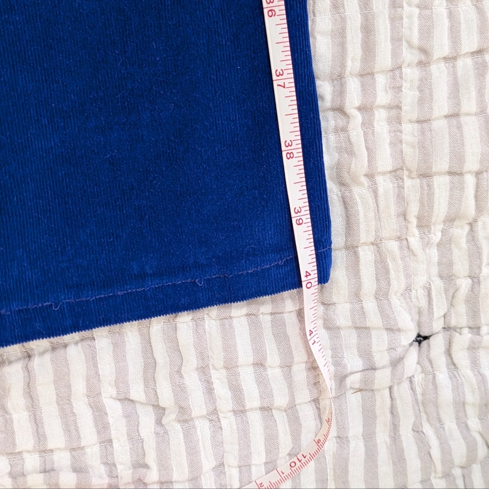 Free People We the Free People Blue Corduroy Flare Pull On - Picture 7 of 7